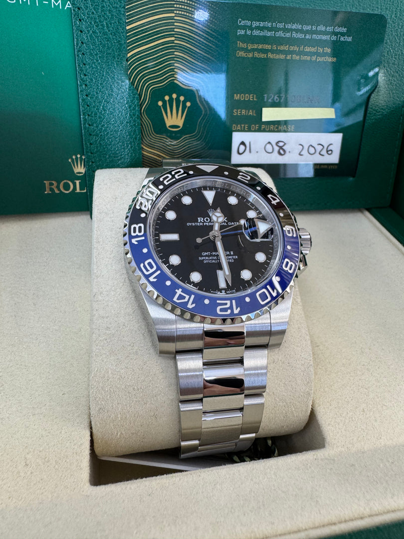 Rolex GMT-Master II "Batman" 2026 126710BLNR Oyster