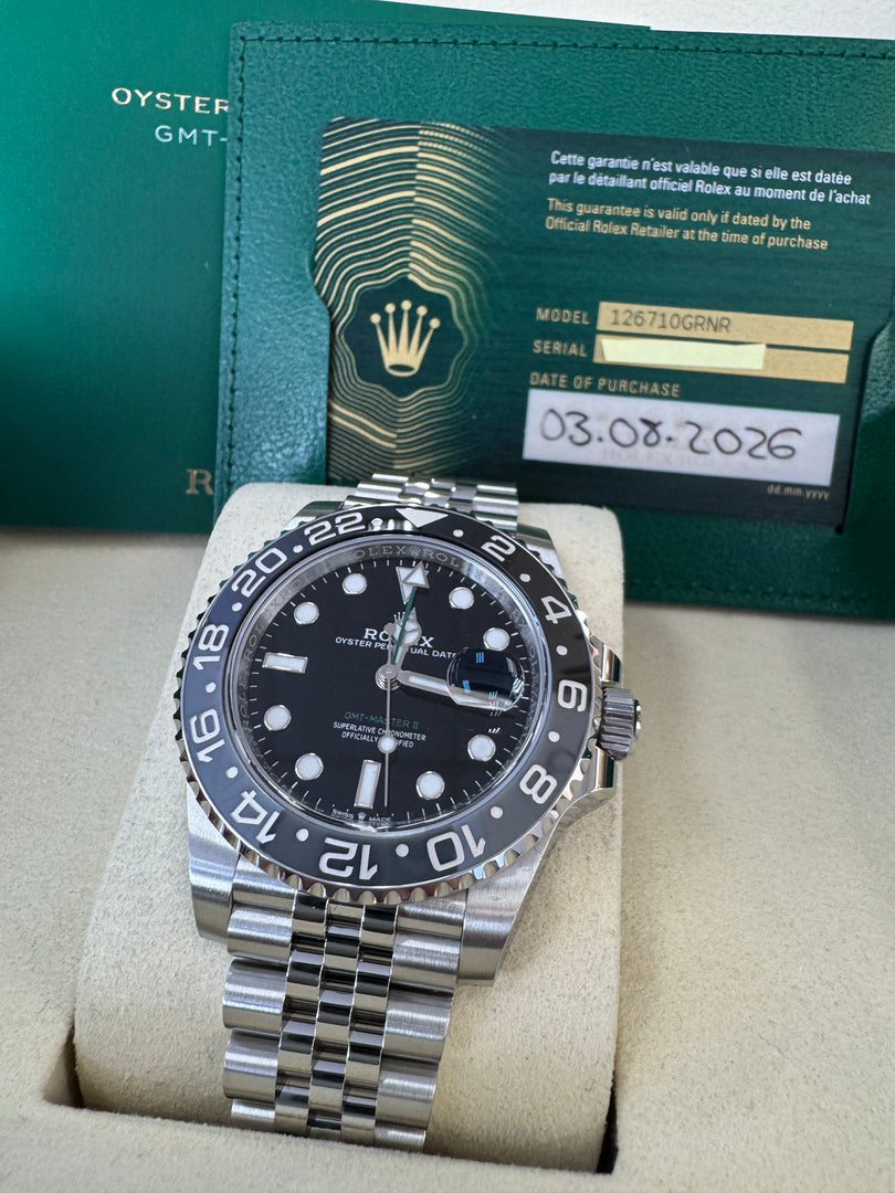 Rolex GMT-Master II "Bruce Wayne" 2026 126710GRNR Jubilee