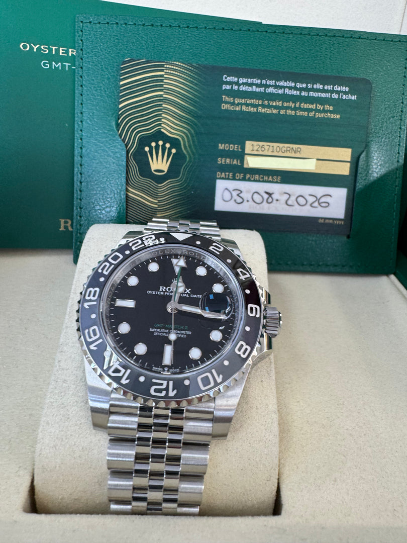 Rolex GMT-Master II "Bruce Wayne" 2026 126710GRNR Jubilee