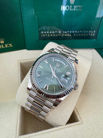 Load image into Gallery viewer, Rolex Day-Date 40 2023 Olive Dial 228239
