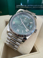 Load image into Gallery viewer, Rolex Day-Date 40 2023 Olive Dial 228239
