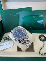 Load image into Gallery viewer, Rolex Datejust 41mm 126334 2025 Blue Diamond Dial Jubilee
