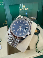 Load image into Gallery viewer, Rolex Datejust 41mm 126334 2025 Blue Diamond Dial Jubilee
