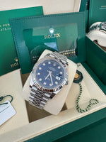 Load image into Gallery viewer, Rolex Datejust 41mm 126334 2025 Blue Diamond Dial Jubilee
