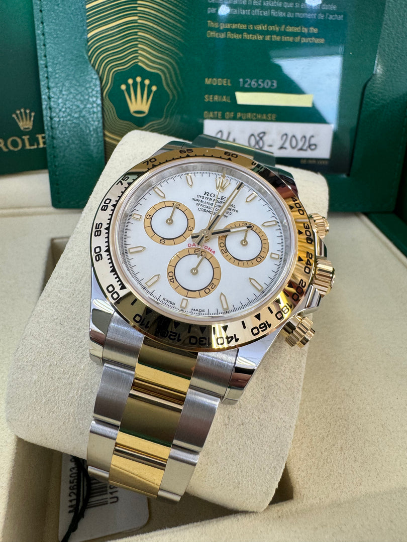 Rolex Daytona 126503 White Dial 2026