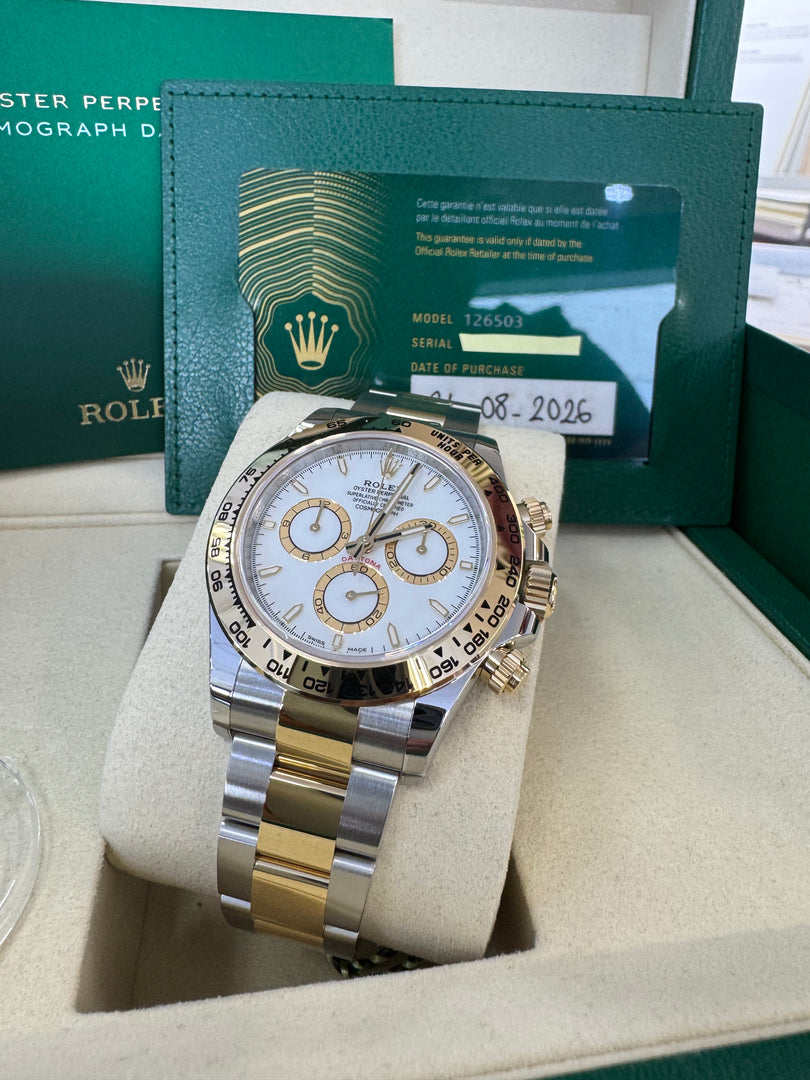 Rolex Daytona 126503 White Dial 2026