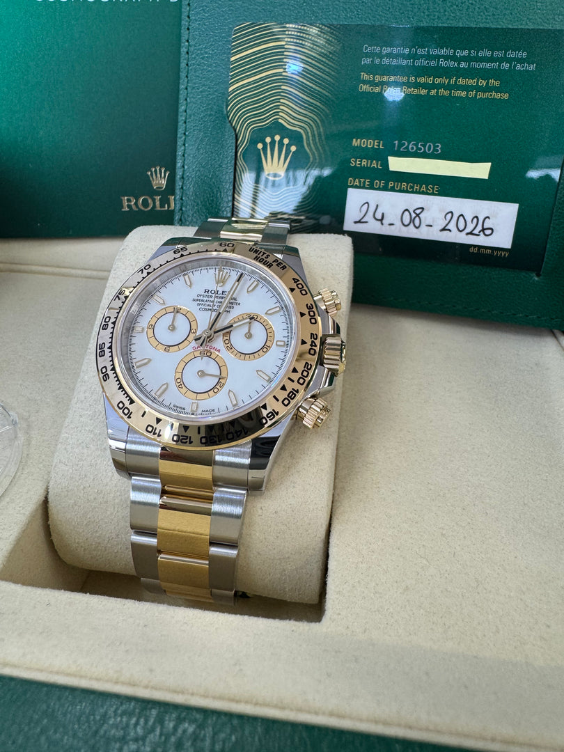 Rolex Daytona 126503 White Dial 2026