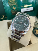 Load image into Gallery viewer, Rolex Datejust 41mm 126300 2026 Green Oyster