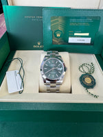 Load image into Gallery viewer, Rolex Datejust 41mm 126300 2026 Green Oyster