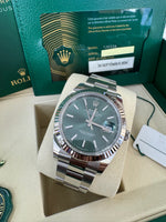 Load image into Gallery viewer, Rolex Datejust 41mm 126334 2026 Mint Green Dial Oyster