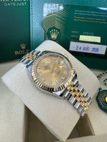 Load image into Gallery viewer, Rolex Datejust 28mm 279173 2026 Champagne Diamond Dial Jubilee