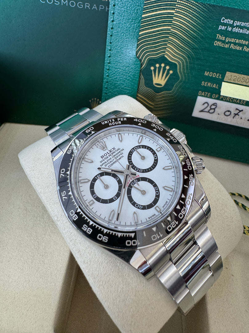 Rolex Daytona 126500LN 2026 "Panda" New Release Wood Card