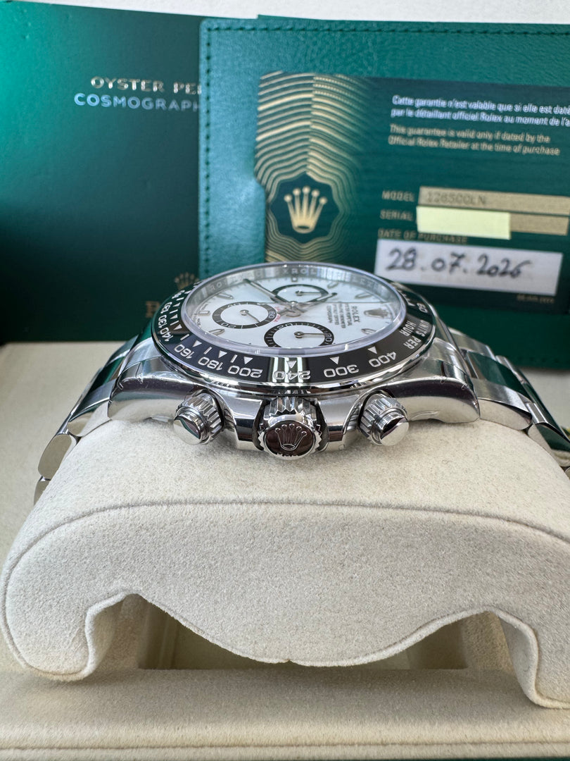 Rolex Daytona 126500LN 2026 "Panda" New Release Wood Card