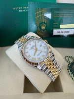 Load image into Gallery viewer, Rolex Datejust 36mm 126233 2026 White Roman Dial