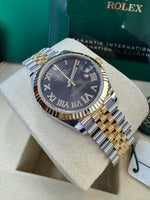 Load image into Gallery viewer, Rolex Datejust 31mm 278273 2024 Dark Grey VI Diamond Dial Jubilee
