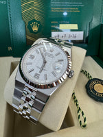 Load image into Gallery viewer, Rolex Land-Dweller 40mm 127334 2026 Silver Honeycomb Dial