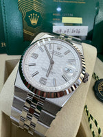 Load image into Gallery viewer, Rolex Land-Dweller 40mm 127334 2026 Silver Honeycomb Dial