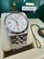 Load image into Gallery viewer, Rolex Land-Dweller 40mm 127334 2026 Silver Honeycomb Dial