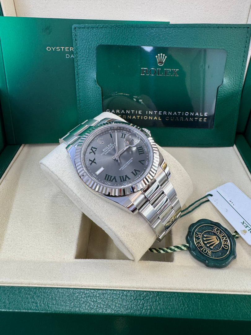 Rolex Datejust 41mm 126334 2025 Wimbeldon Dial Oyster