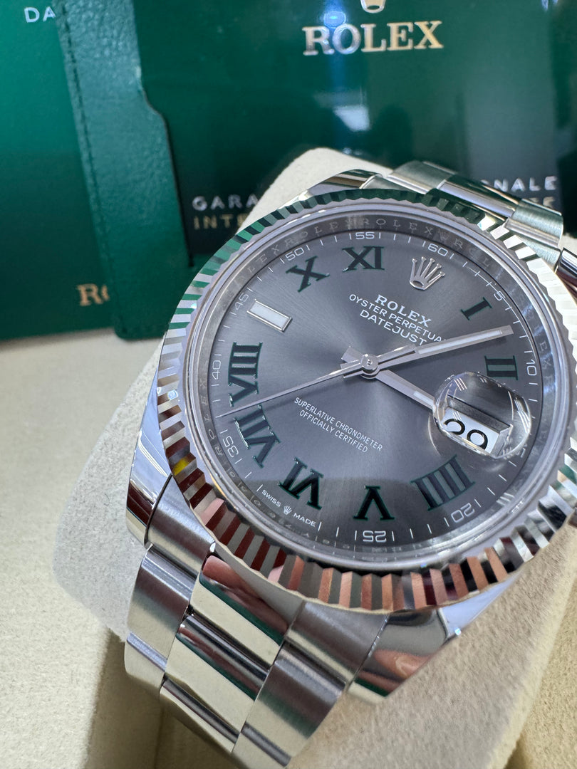 Rolex Datejust 41mm 126334 2025 Wimbeldon Dial Oyster