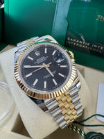 Load image into Gallery viewer, Rolex Datejust 41 Black Index Dial 126333 2025 Jubilee
