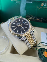 Load image into Gallery viewer, Rolex Datejust 41 Black Index Dial 126333 2025 Jubilee
