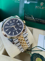 Load image into Gallery viewer, Rolex Datejust 41 Black Index Dial 126333 2025 Jubilee
