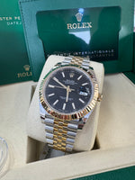 Load image into Gallery viewer, Rolex Datejust 41 Black Index Dial 126333 2025 Jubilee
