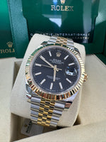 Load image into Gallery viewer, Rolex Datejust 41 Black Index Dial 126333 2025 Jubilee
