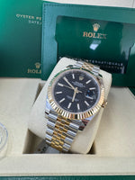 Load image into Gallery viewer, Rolex Datejust 41 Black Index Dial 126333 2025 Jubilee
