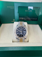 Load image into Gallery viewer, Rolex Datejust 41 Black Index Dial 126333 2025 Jubilee
