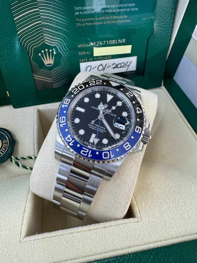 Rolex GMT-Master II "Batman" 2024 126710BLNR Oyster