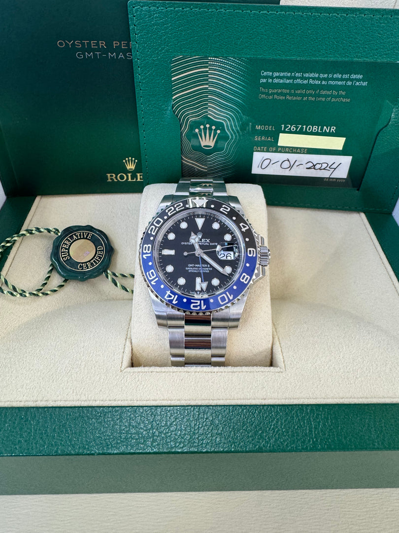 Rolex GMT-Master II "Batman" 2024 126710BLNR Oyster
