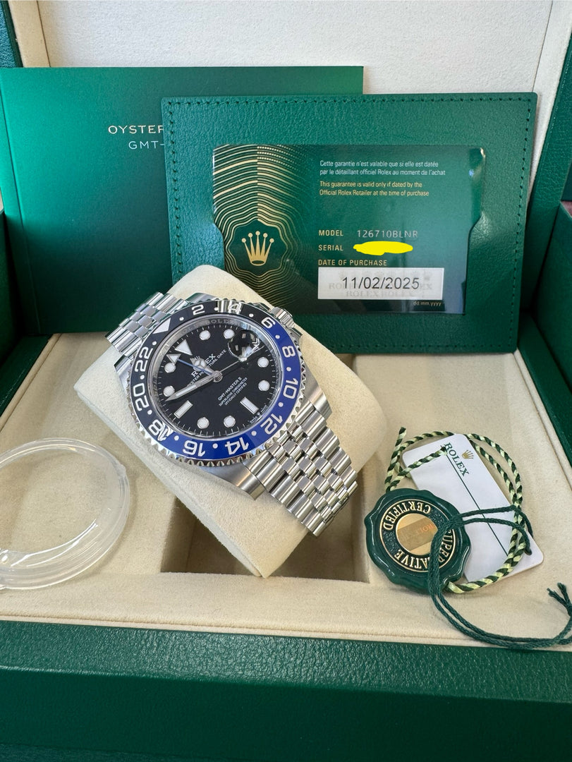 Rolex GMT-Master II "BatGirl" 2025 126710BLNR Jubilee