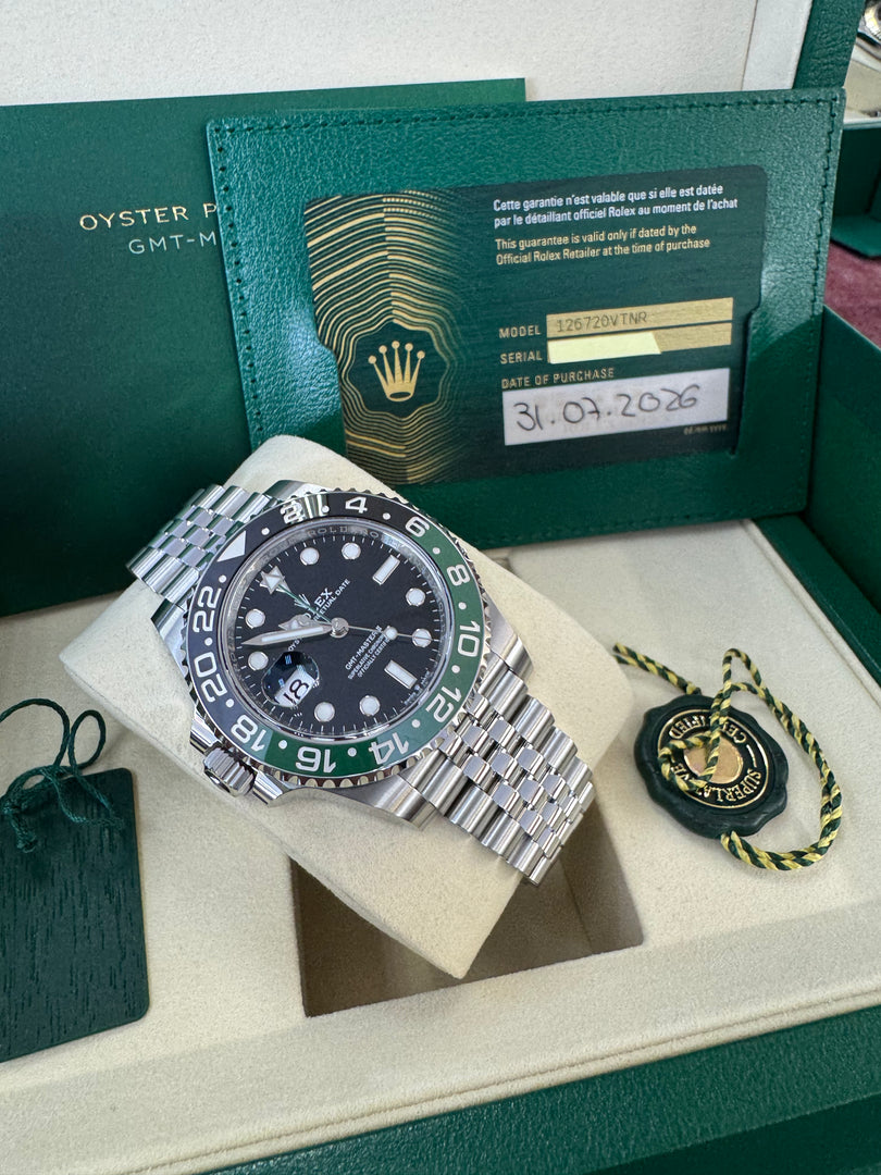 Rolex GMT-Master II "Sprite" 2026 126720VTNR Jubilee New Wood Card