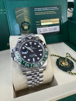 Load image into Gallery viewer, Rolex GMT-Master II "Sprite" 2026 126720VTNR Jubilee New Wood Card