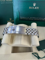 Load image into Gallery viewer, Rolex GMT-Master II "BatGirl" 2026 126710BLNR Jubilee WoodCard