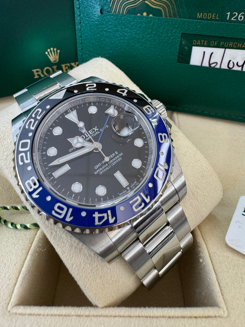 Rolex GMT-Master II "Batman" 2023 126710BLNR Oyster
