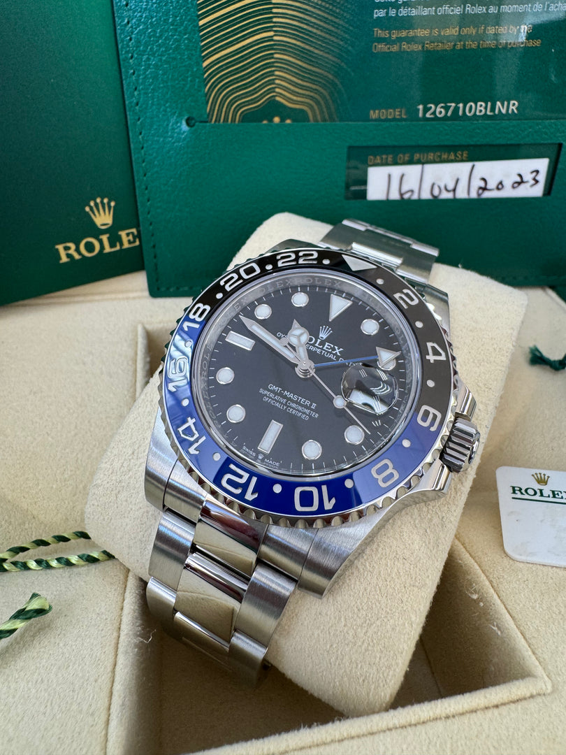 Rolex GMT-Master II "Batman" 2023 126710BLNR Oyster