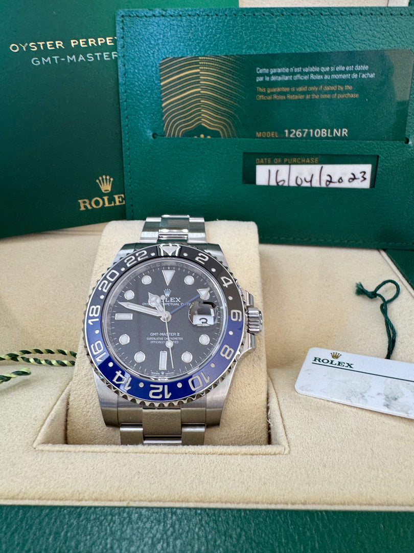 Rolex GMT-Master II "Batman" 2023 126710BLNR Oyster