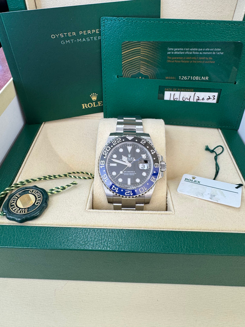 Rolex GMT-Master II "Batman" 2023 126710BLNR Oyster