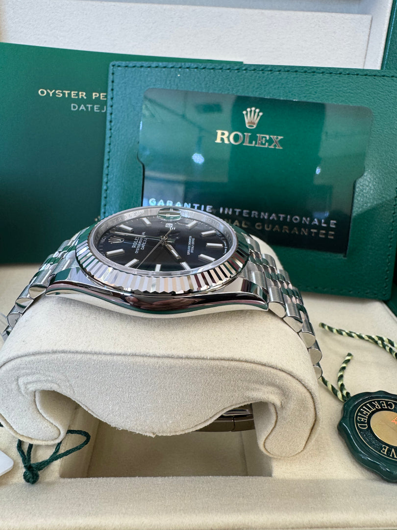 Rolex Datejust 41mm 126334 2026 Blue Index Dial Jubilee