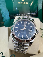 Load image into Gallery viewer, Rolex Datejust 41mm 126334 2026 Blue Index Dial Jubilee