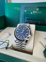 Load image into Gallery viewer, Rolex Datejust 41mm 126334 2026 Blue Index Dial Jubilee