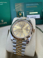 Load image into Gallery viewer, Rolex Datejust 41 Champagne Index Dial 126333 2024 Jubilee
