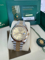 Load image into Gallery viewer, Rolex Datejust 41 Champagne Index Dial 126333 2024 Jubilee