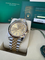 Load image into Gallery viewer, Rolex Datejust 41 Champagne Index Dial 126333 2024 Jubilee