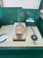 Load image into Gallery viewer, Rolex Datejust 41 Champagne Index Dial 126333 2024 Jubilee