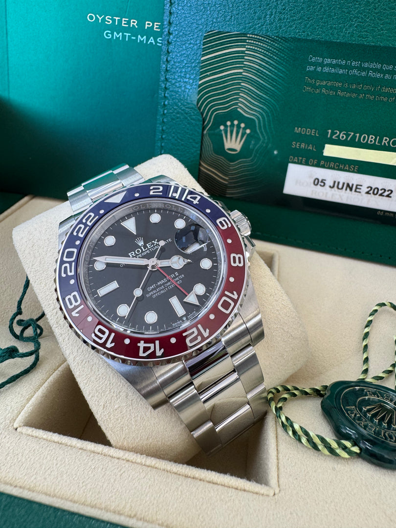 Rolex GMT-Master II "Pepsi" 2022 126710BLRO Oyster