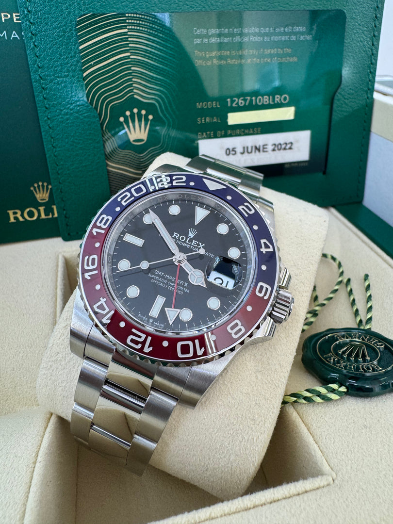 Rolex GMT-Master II "Pepsi" 2022 126710BLRO Oyster